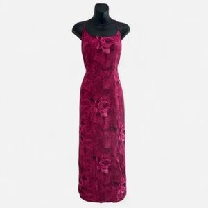 100% Silk Strapless Rose-Print Dress — Spenser Jeremy,